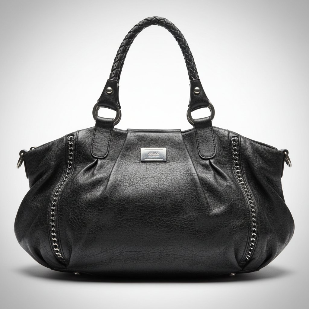 Sublime sac fourre-tout ARMANI en cuir épais comme neuf avec numéro de série 