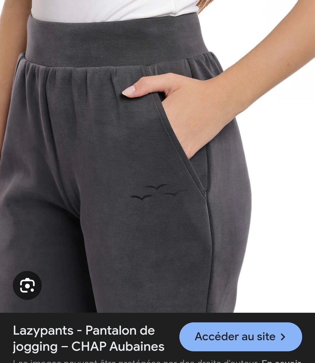 Pantalon de jogging effet daim au toucher très élégant et neuf