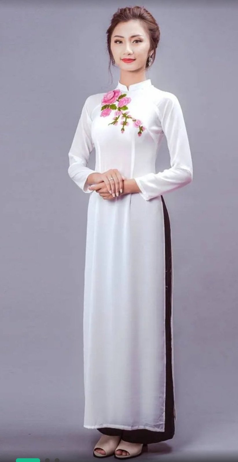 Magnifique habit traditionnel de chine 100% en soie naturelle avec broderie fine