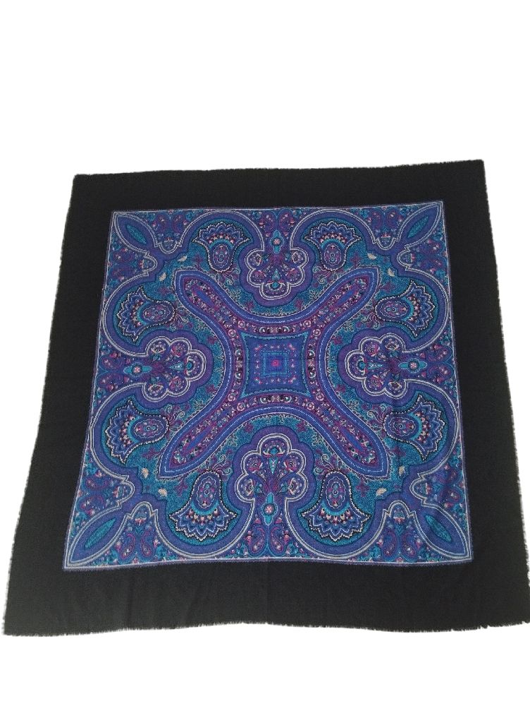 Foulard à motif cachemire en cachemire 1m50/1m50