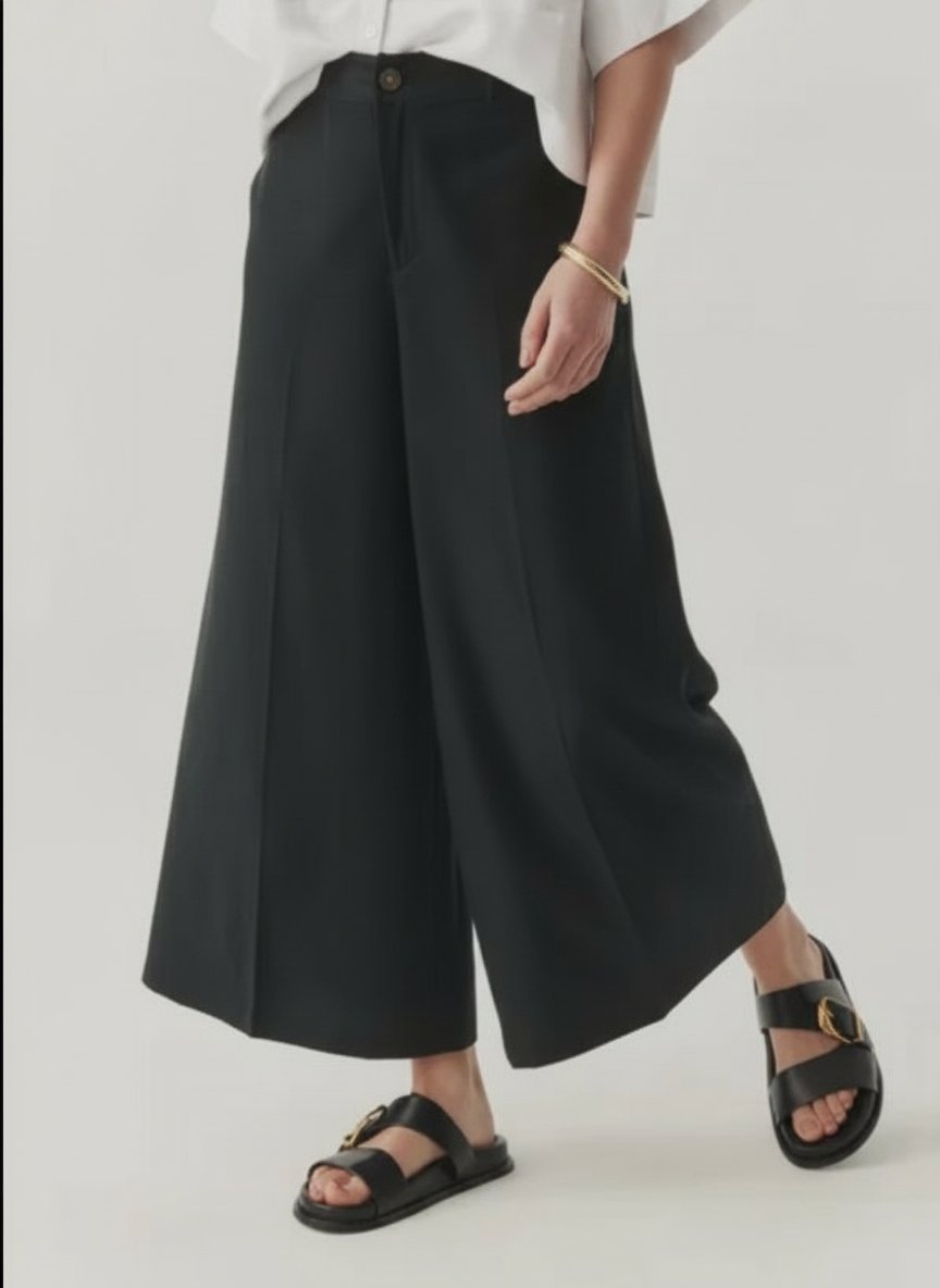 Jupe culotte de très bonne qualité avec doublure et poches