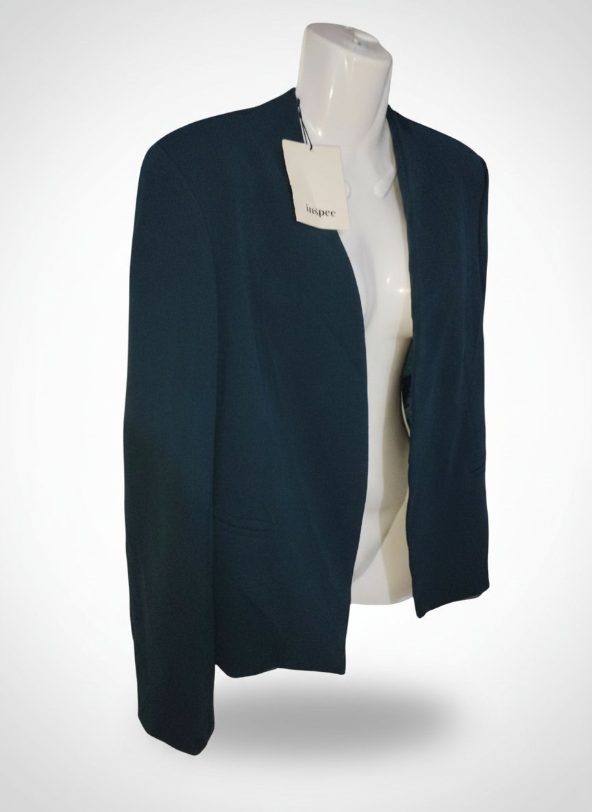 Veste neuve avec doublure intérieure imprimée et manches à retrousser 