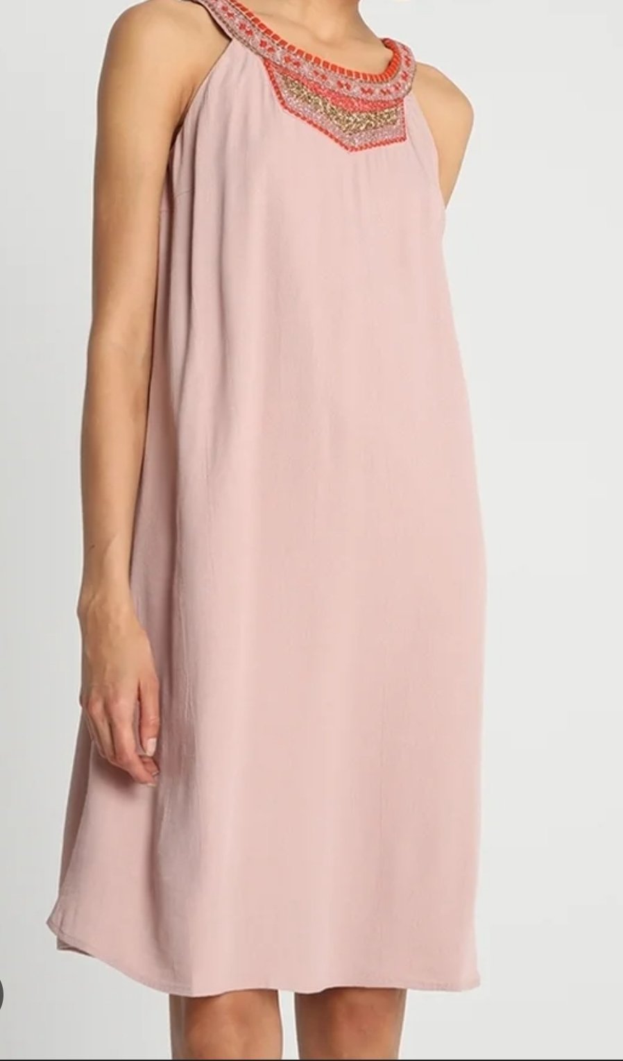 Magnifique robe en lin avec poches 