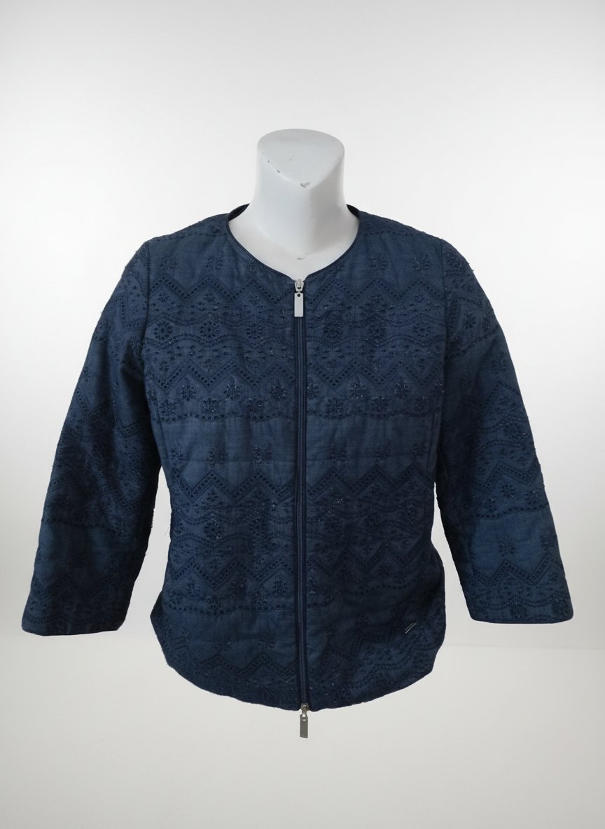 Doudoune en broderie anglaise 