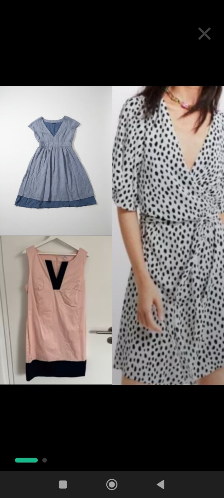 Lot de trois robes zara et saint oliver neuves 