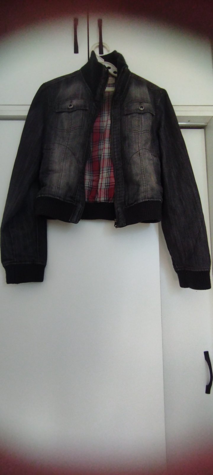 Veste manteau en jeans 
