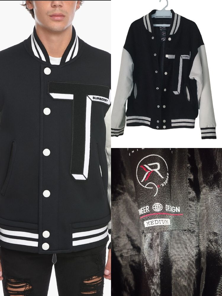 Letterman jacket neuf en cachemire