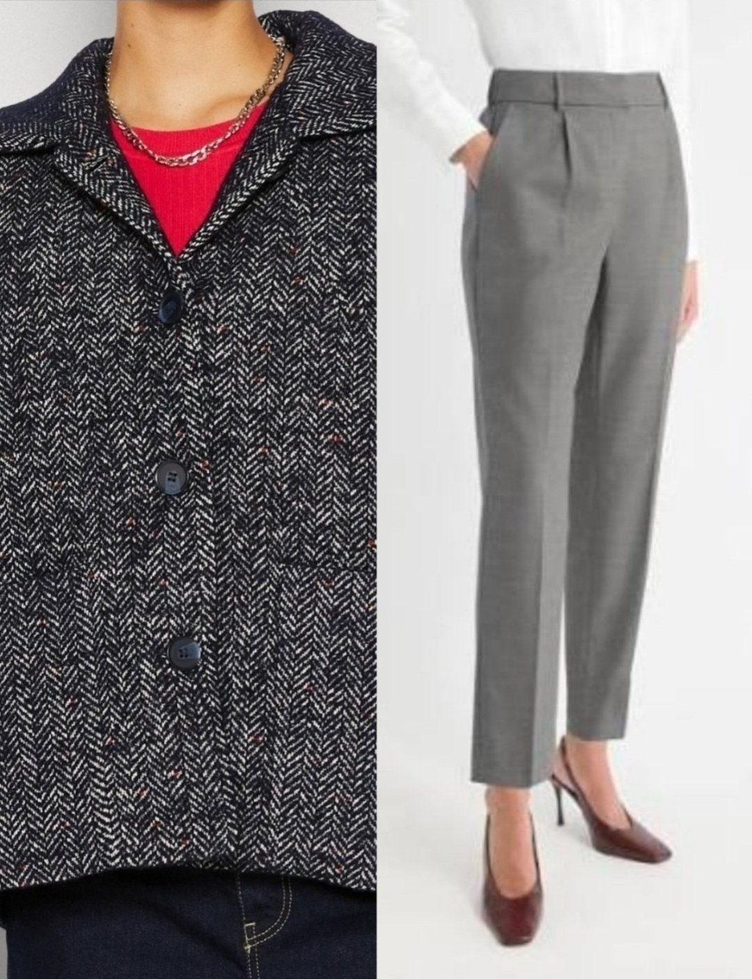 Lot veste Monki et pantalon en laine vierge les deux jamais portés avec étiquettes