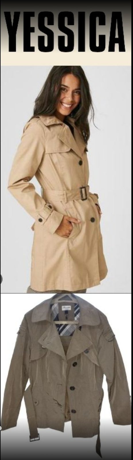 Trench-coat yessica neuf
