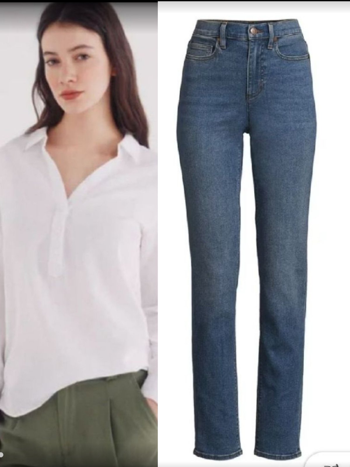 Lot pantalon slim avec étiquette et liquette en coton manches longues neuve