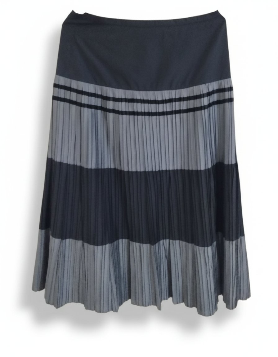 Jupe plissée midi neuve avec fermeture éclair 38/40