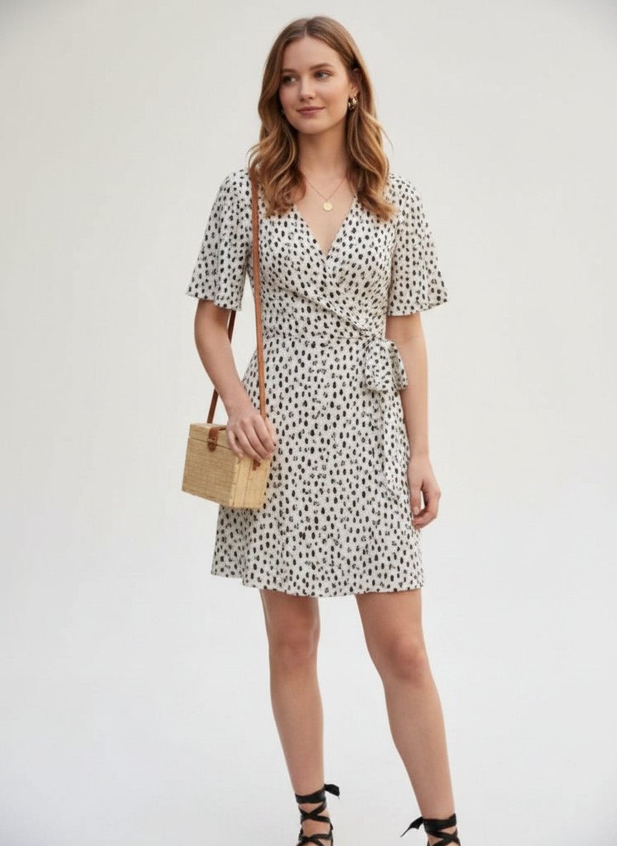 Robe croisé Zara