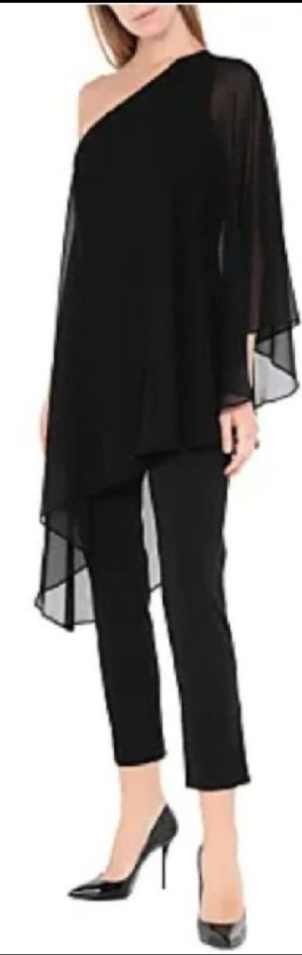 Blouse je m'en fou ZARA en mousseline avec doublure en coton 