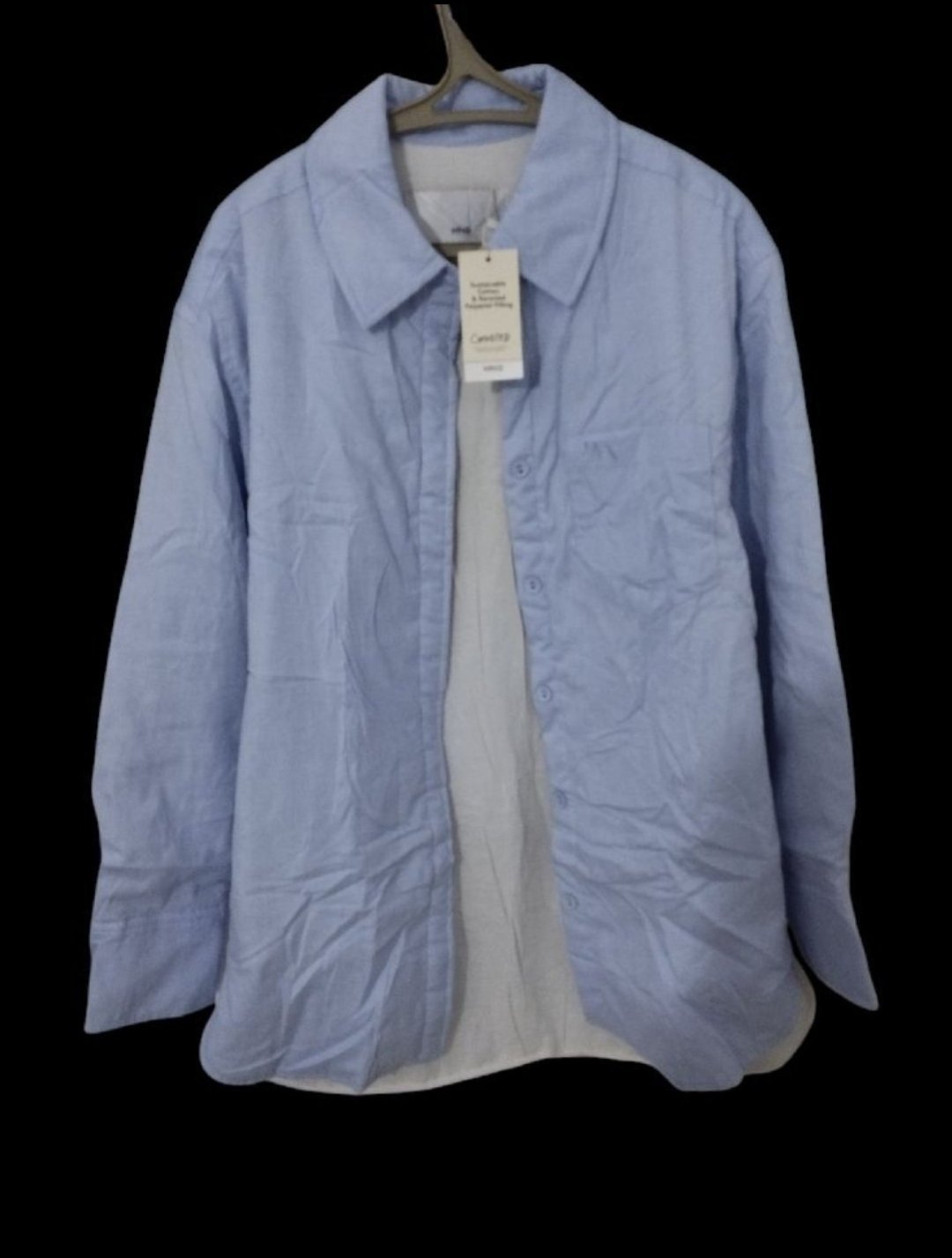 Surchemise molletonnée avec poches MANGO