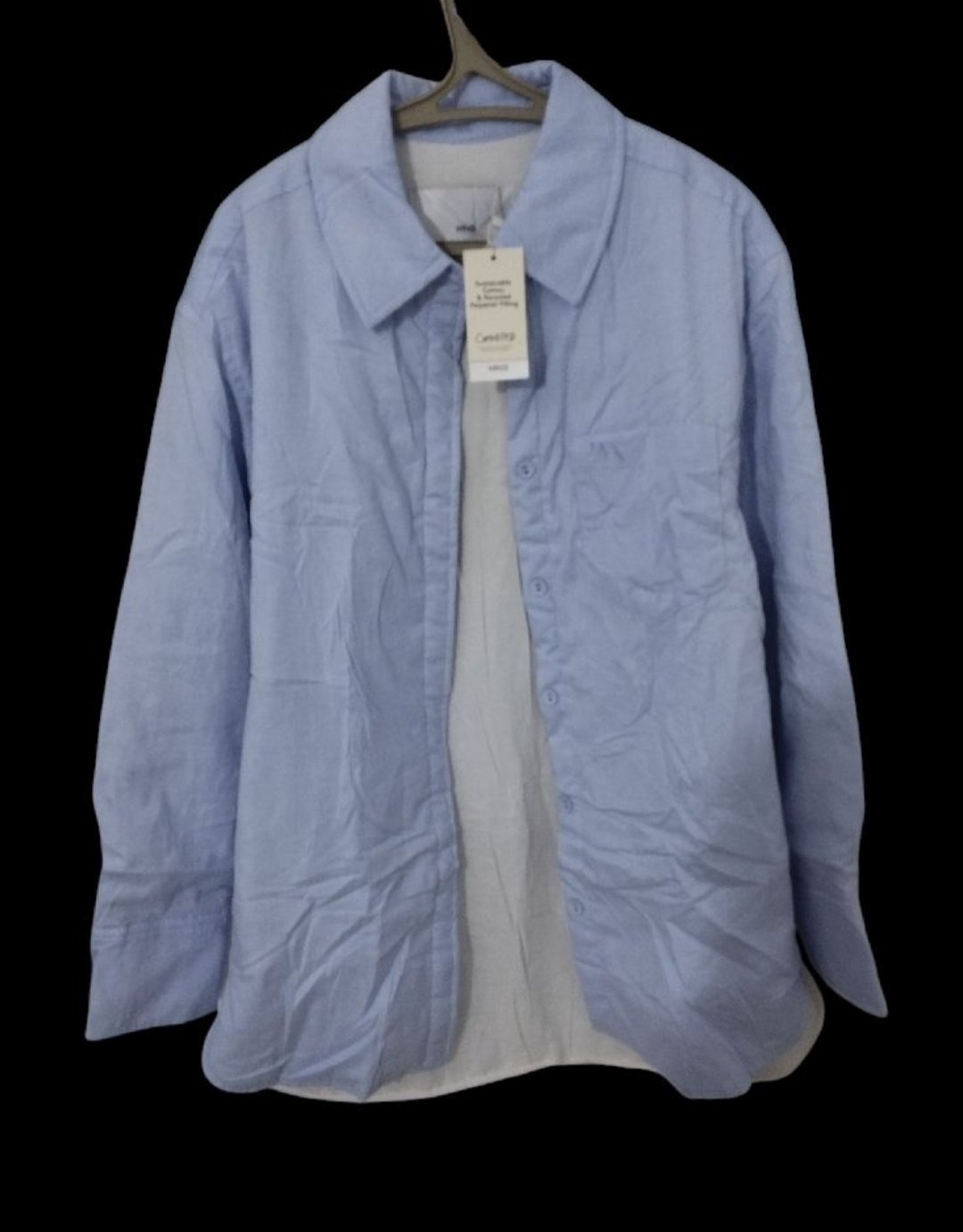 Surchemise MANGO molletonné avec poches 