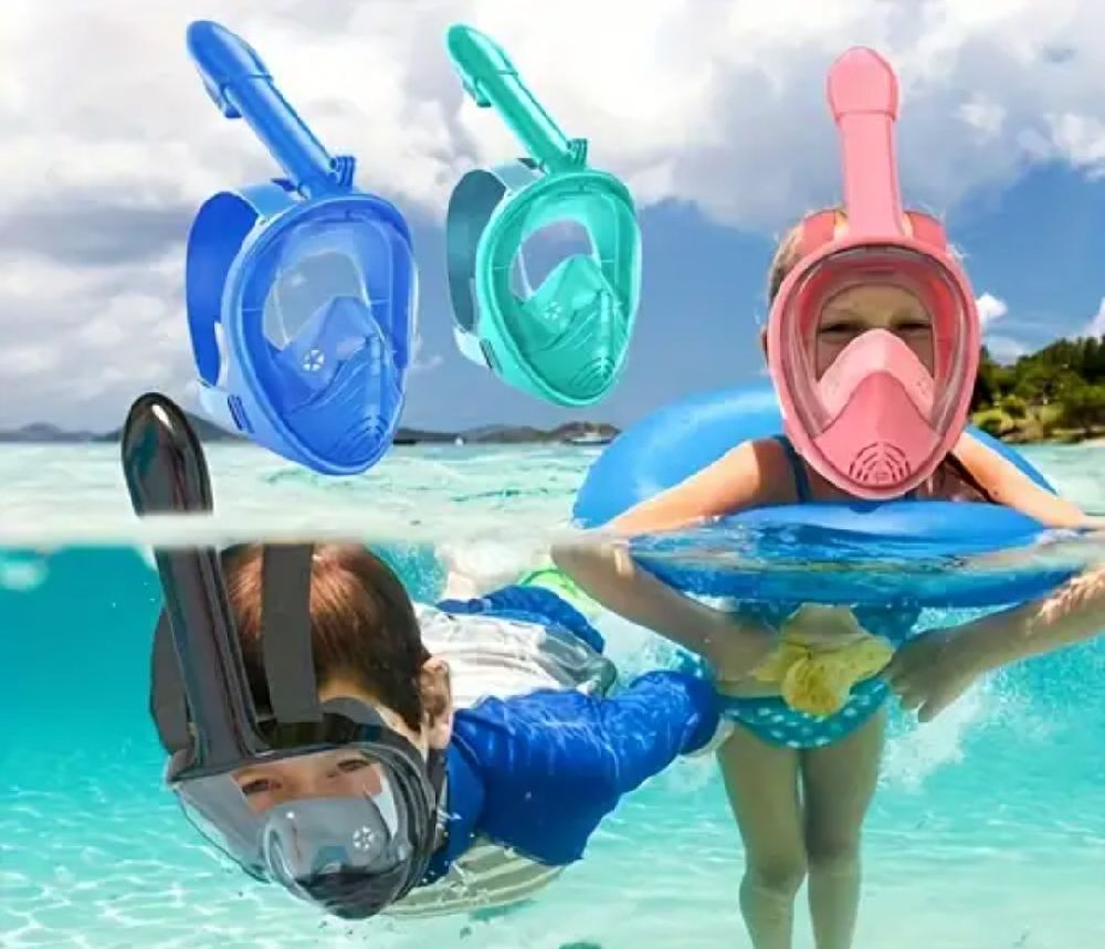 Masque de plongée intégral pour enfants 