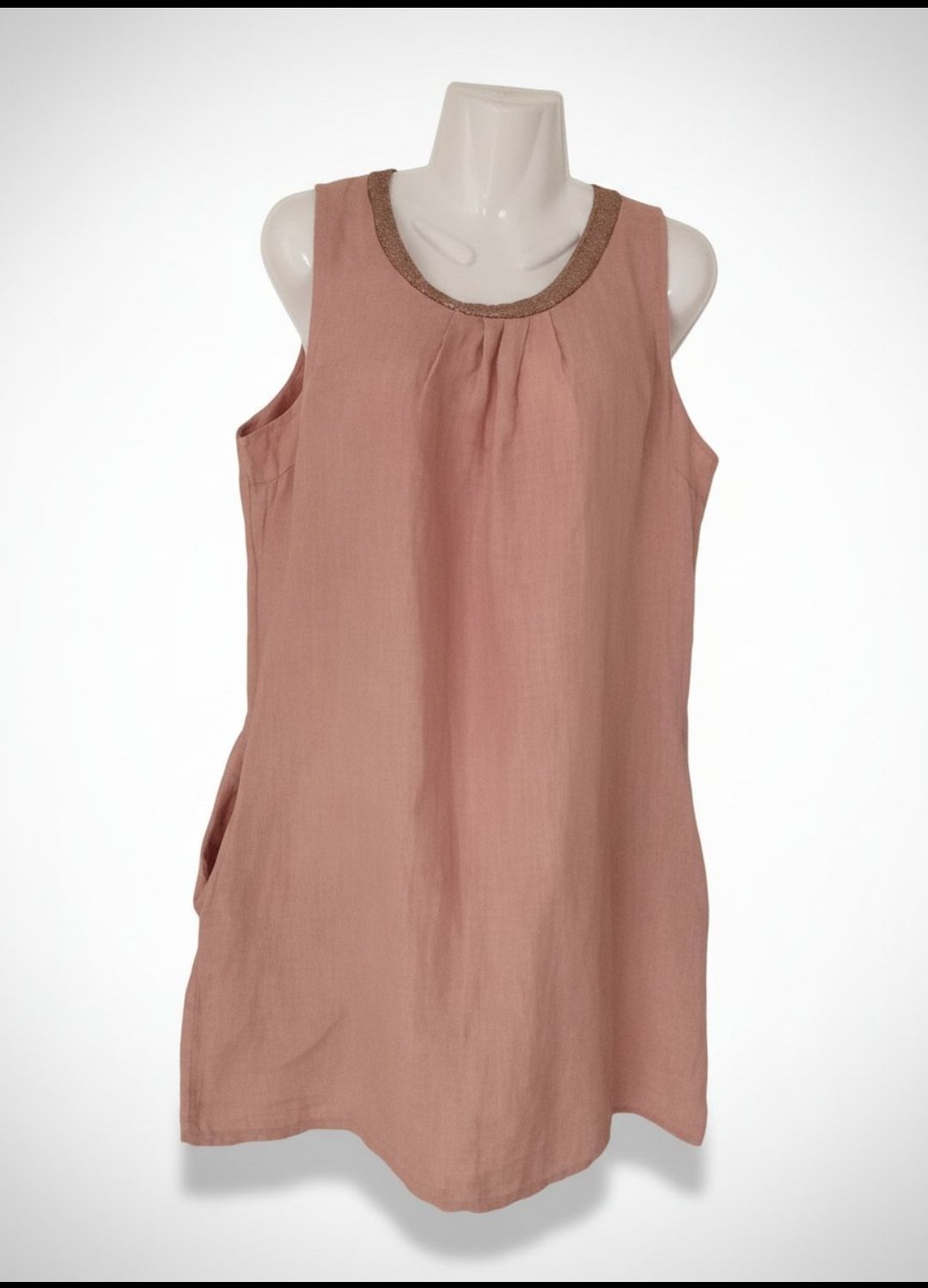 Robe en lin avec poches 