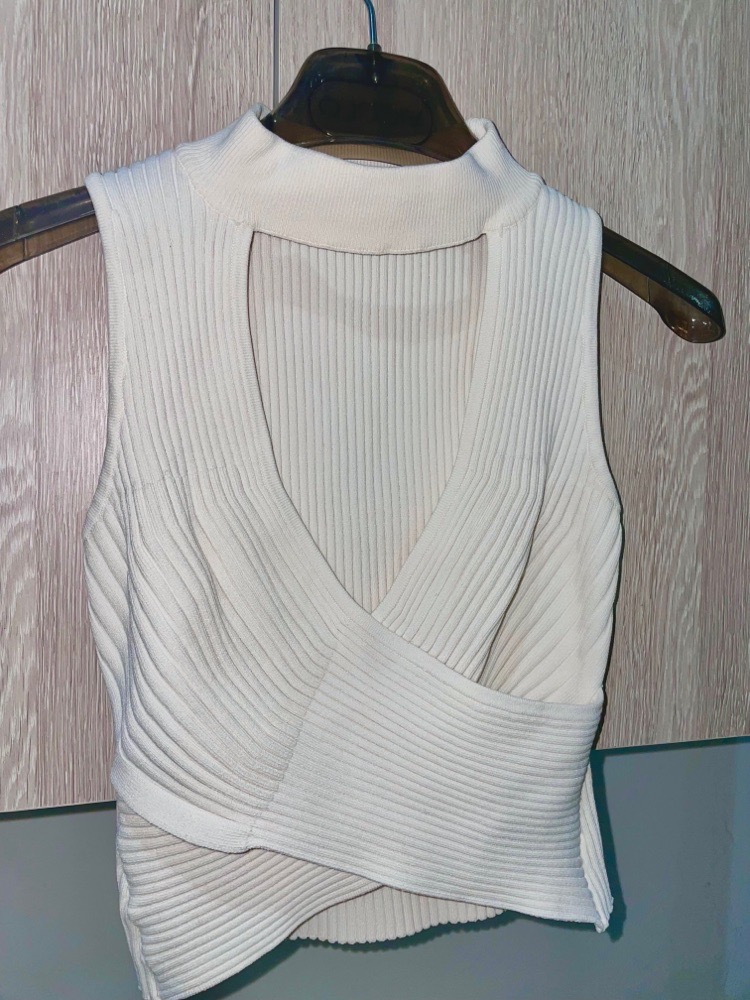 Crop top blanc 