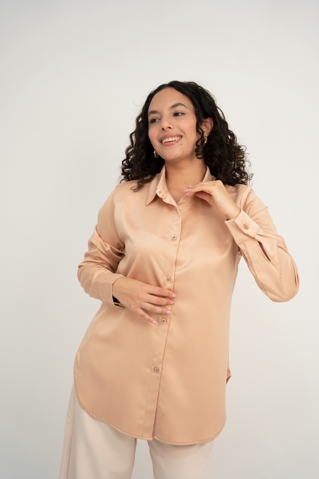 Chemise satin 
