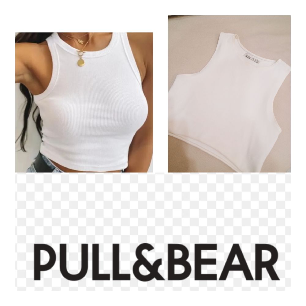 Top blanc taille M