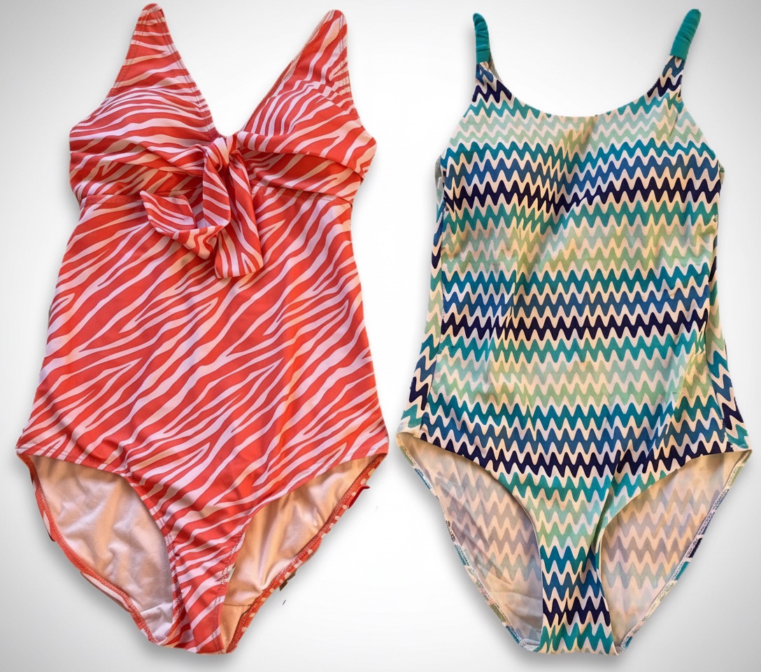 Lot de 2 maillots de bain une pièce femme 