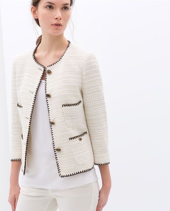 Veste Zara élégante old money 