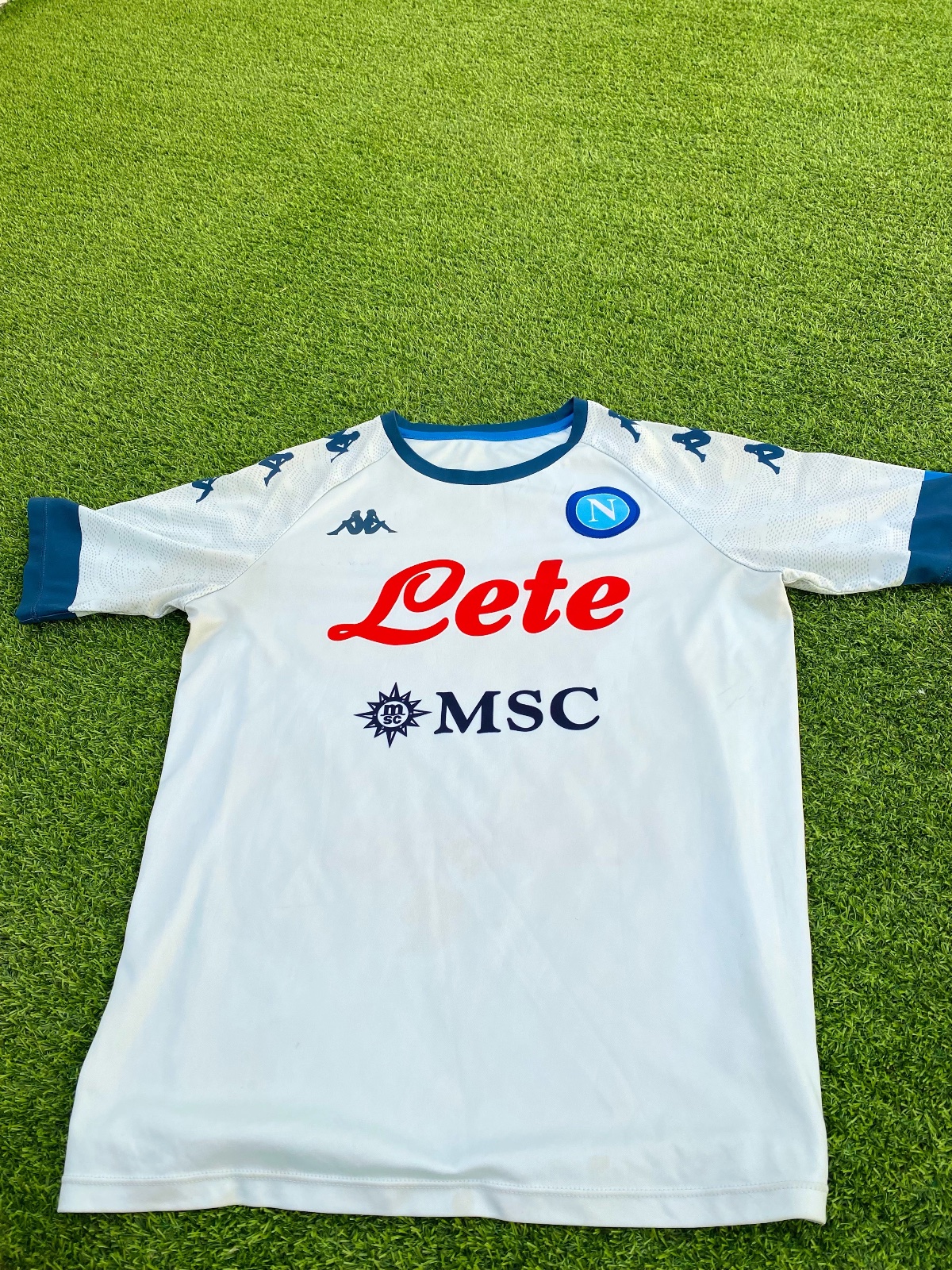 Maillot SSC Napoli Extérieur Blanc - Kappa (Lete & MSC)