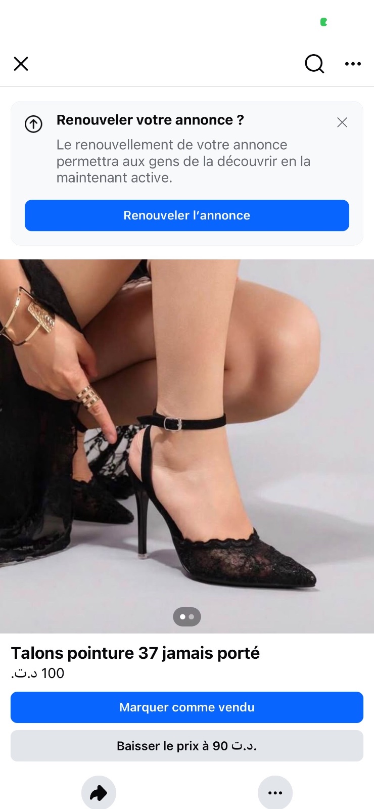 Talon de chez Shein pointure 37