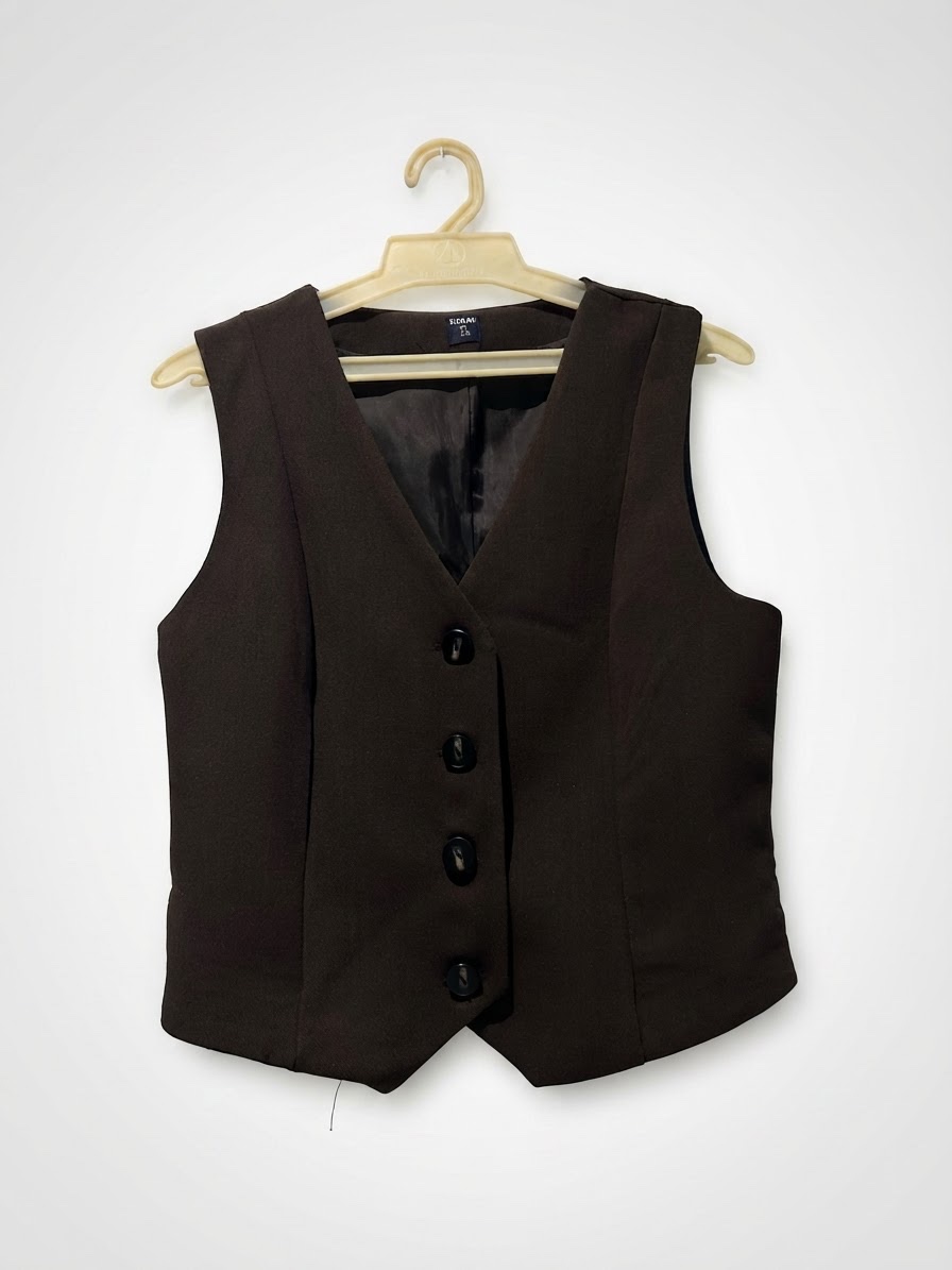 Veste marron kiabi