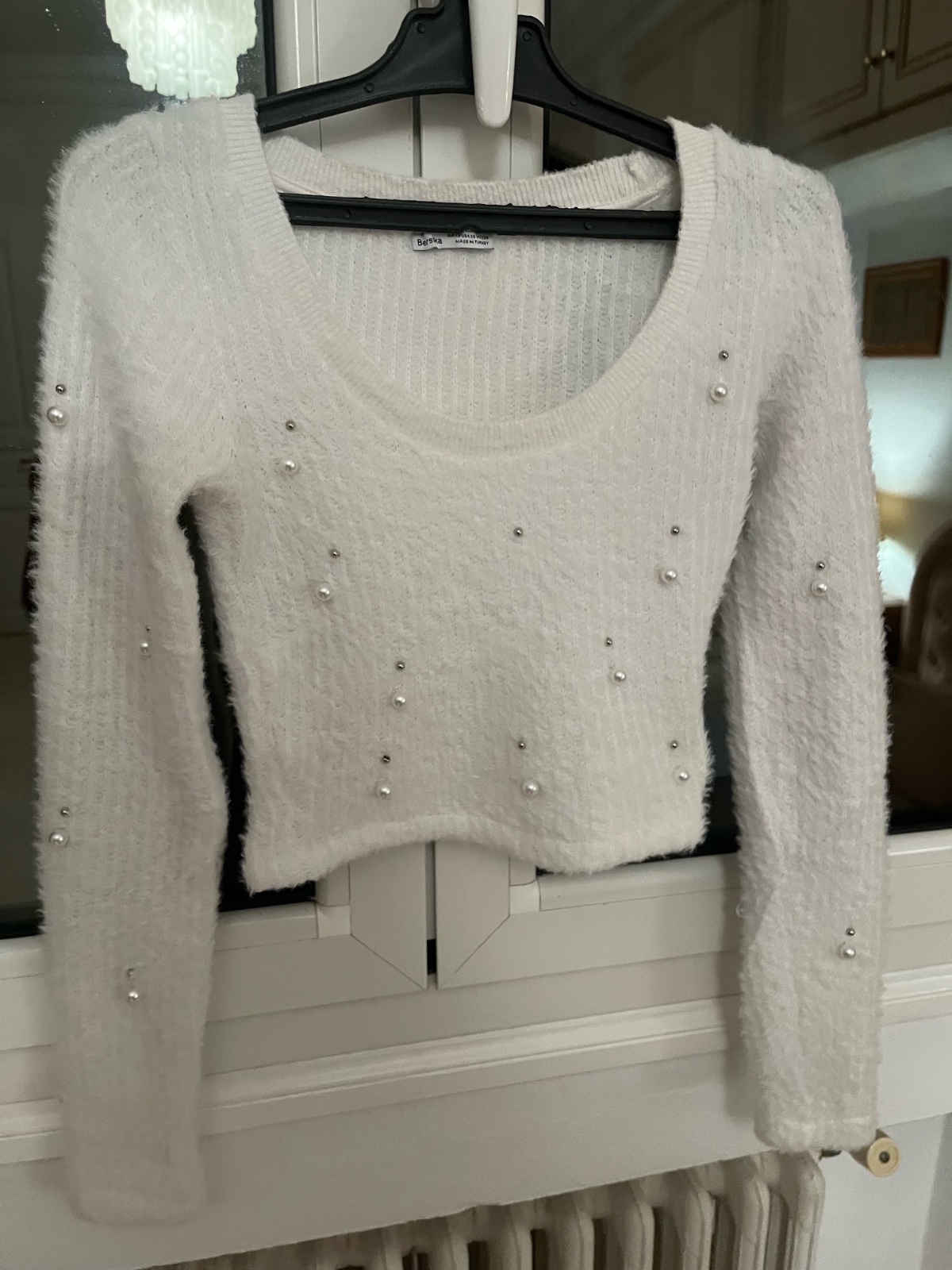 Pull bershka fluffy avec strass
