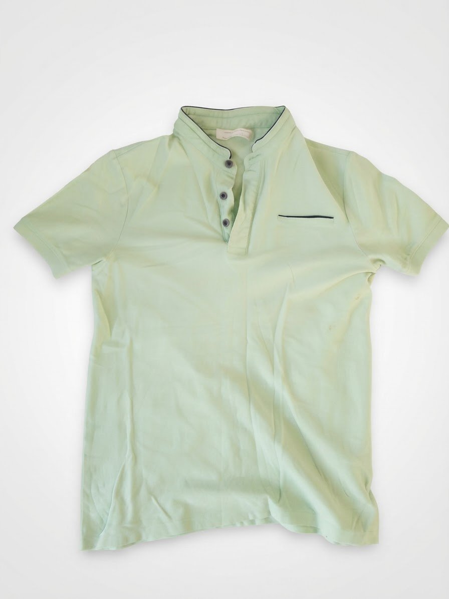 Polo vert zara 
