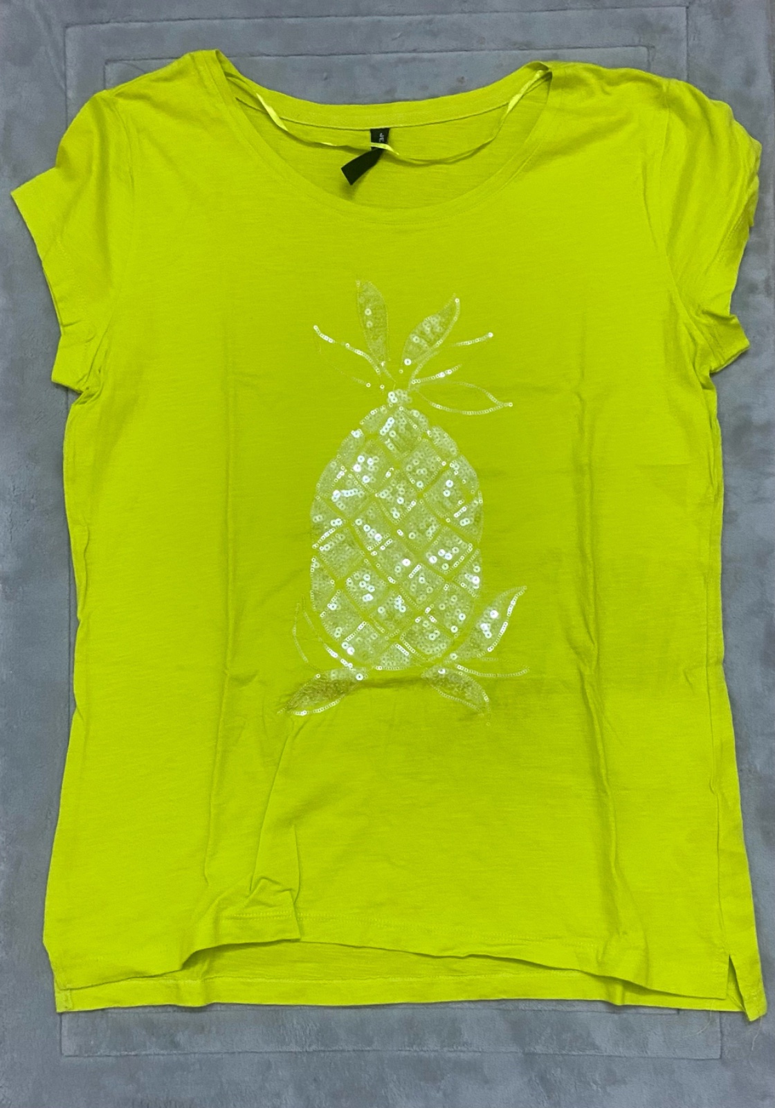 Pull vert jaune fluo ylabes  L