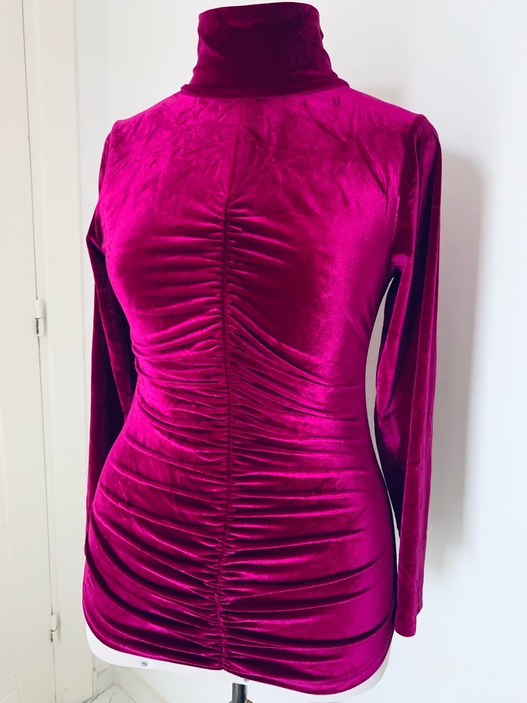 Sublime pull en velour drapé 💖🤩