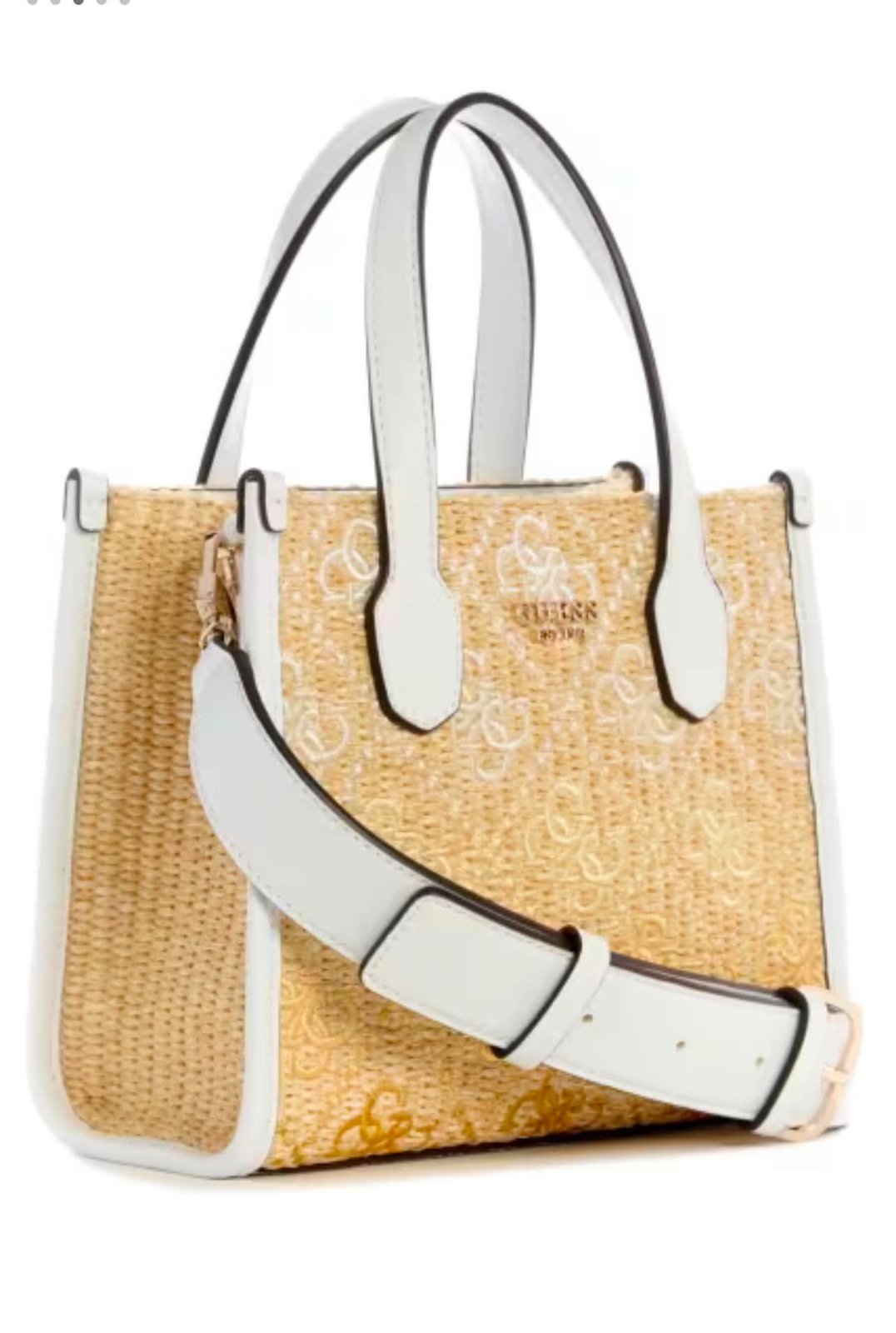 Mini sac fourre-tout en raphia Silvana