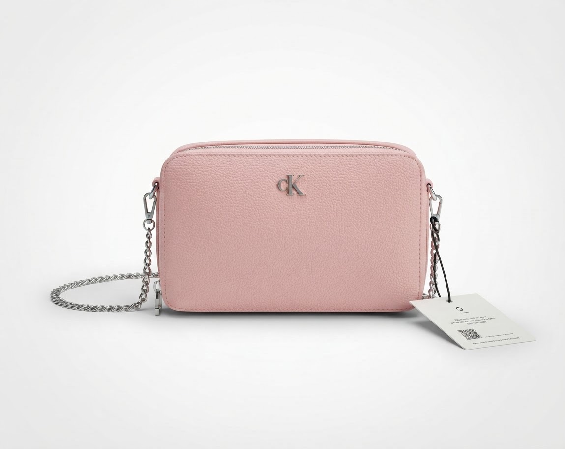 Minimal Monogram Crossbody Camera Bag