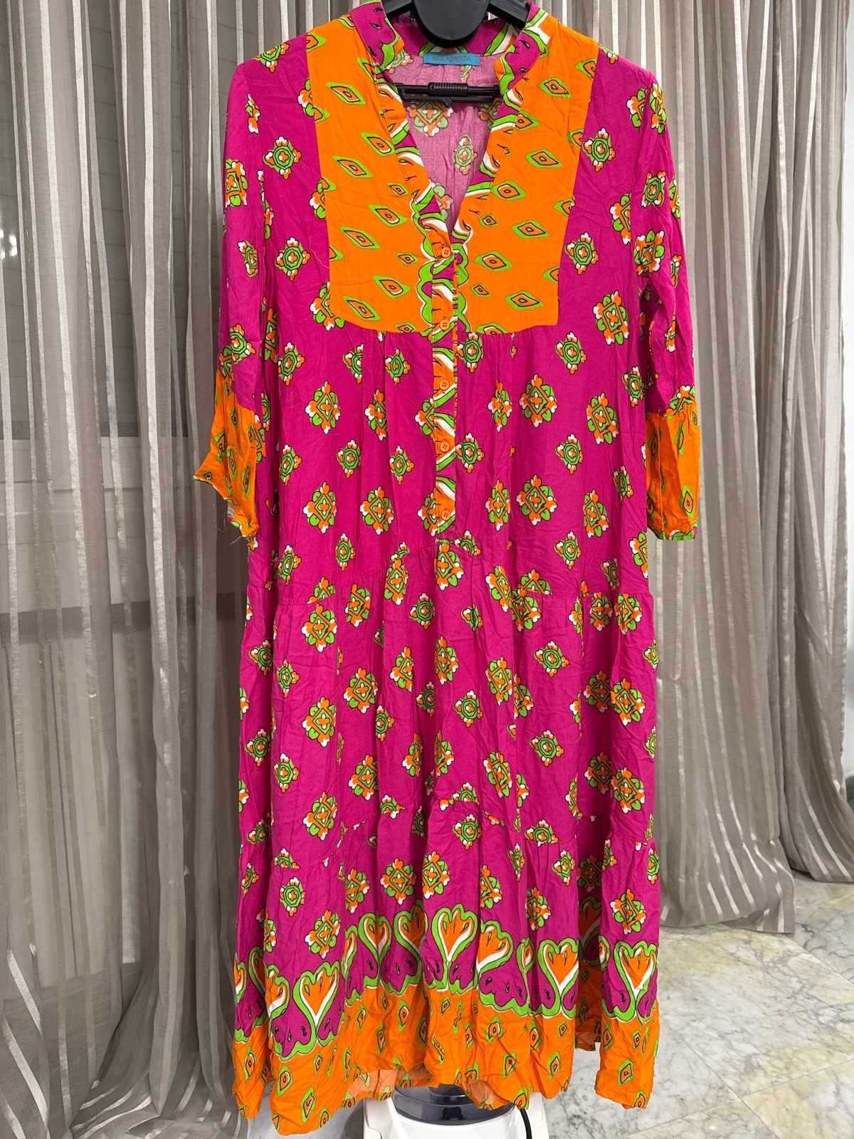 Robe ashilda rose fushia 