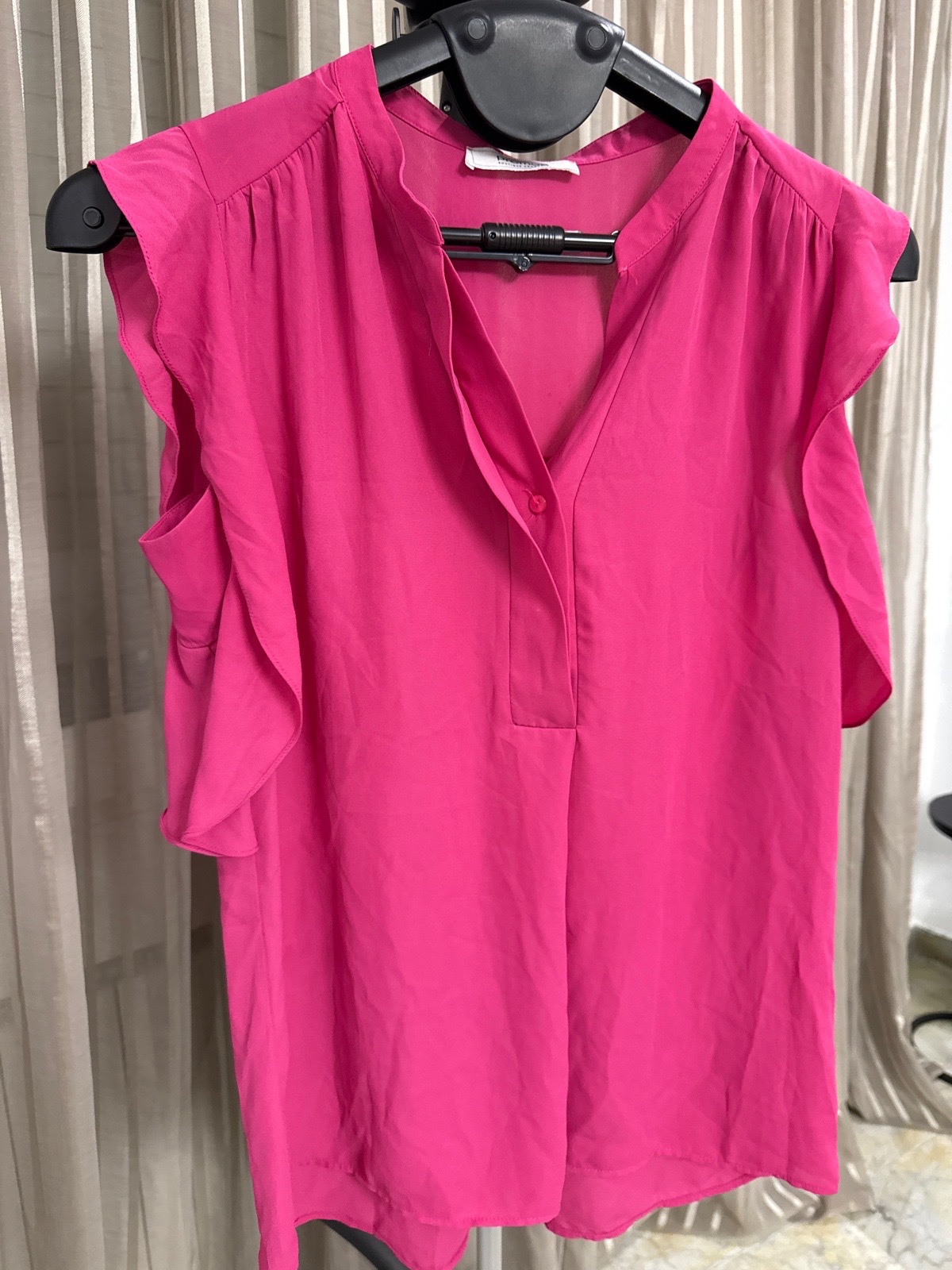 Pull chemise rose 