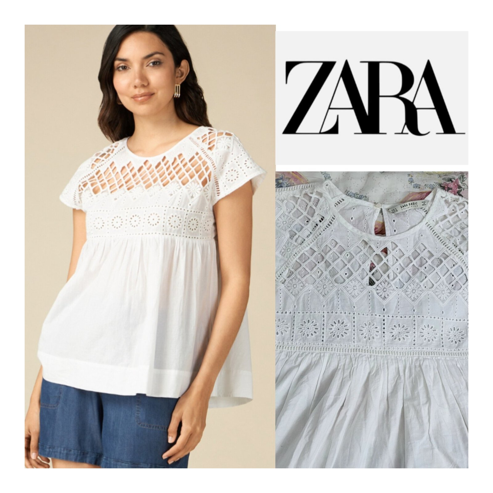 Blouse brodée 