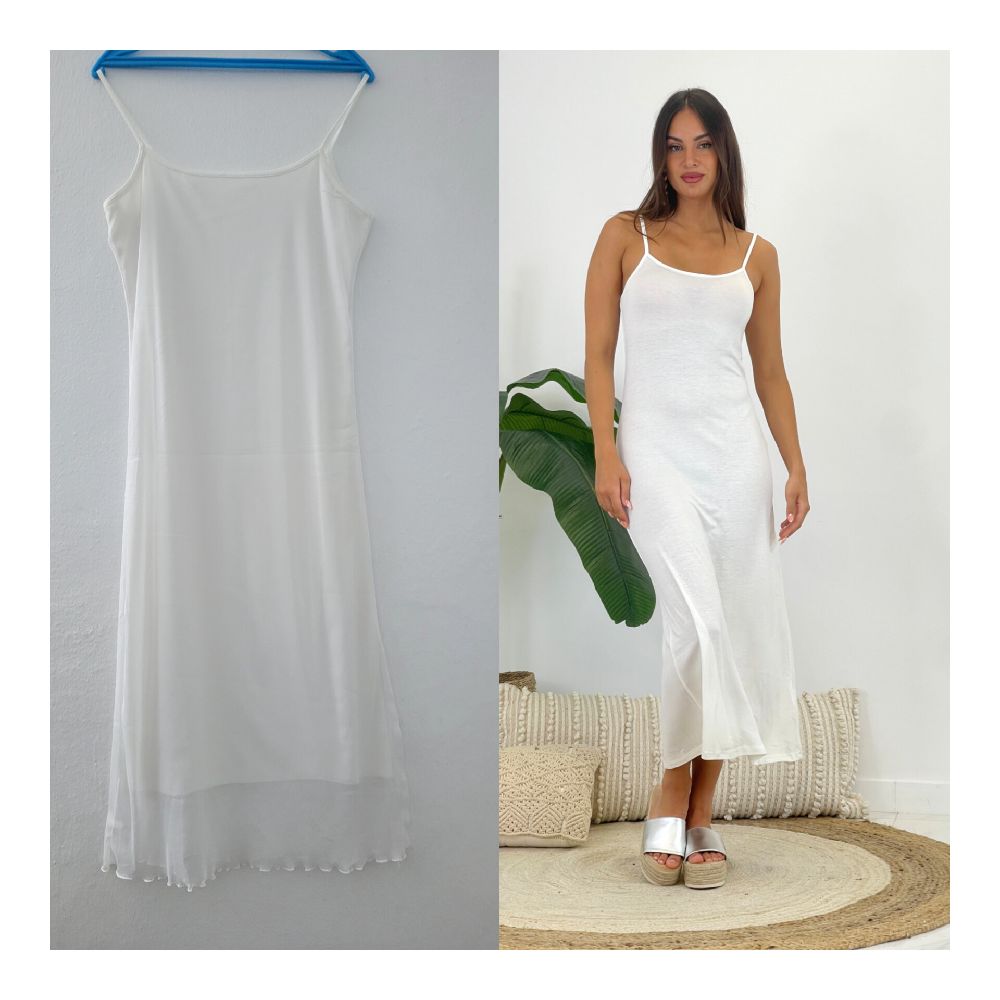 Robe blanche moulante 🤍🌸