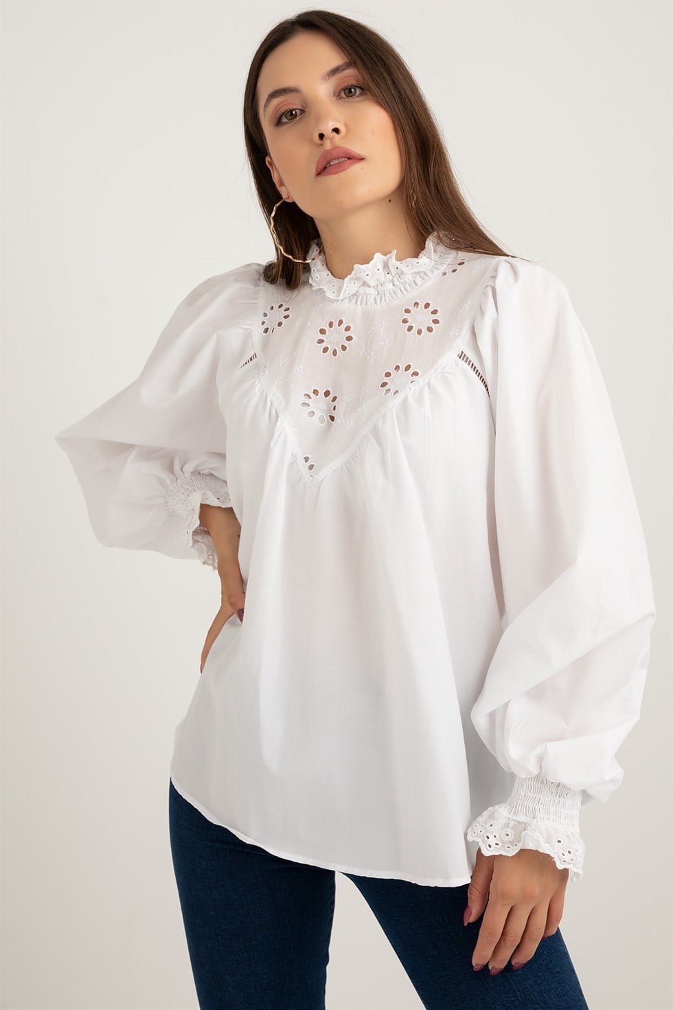 Blouse broderie anglaise 