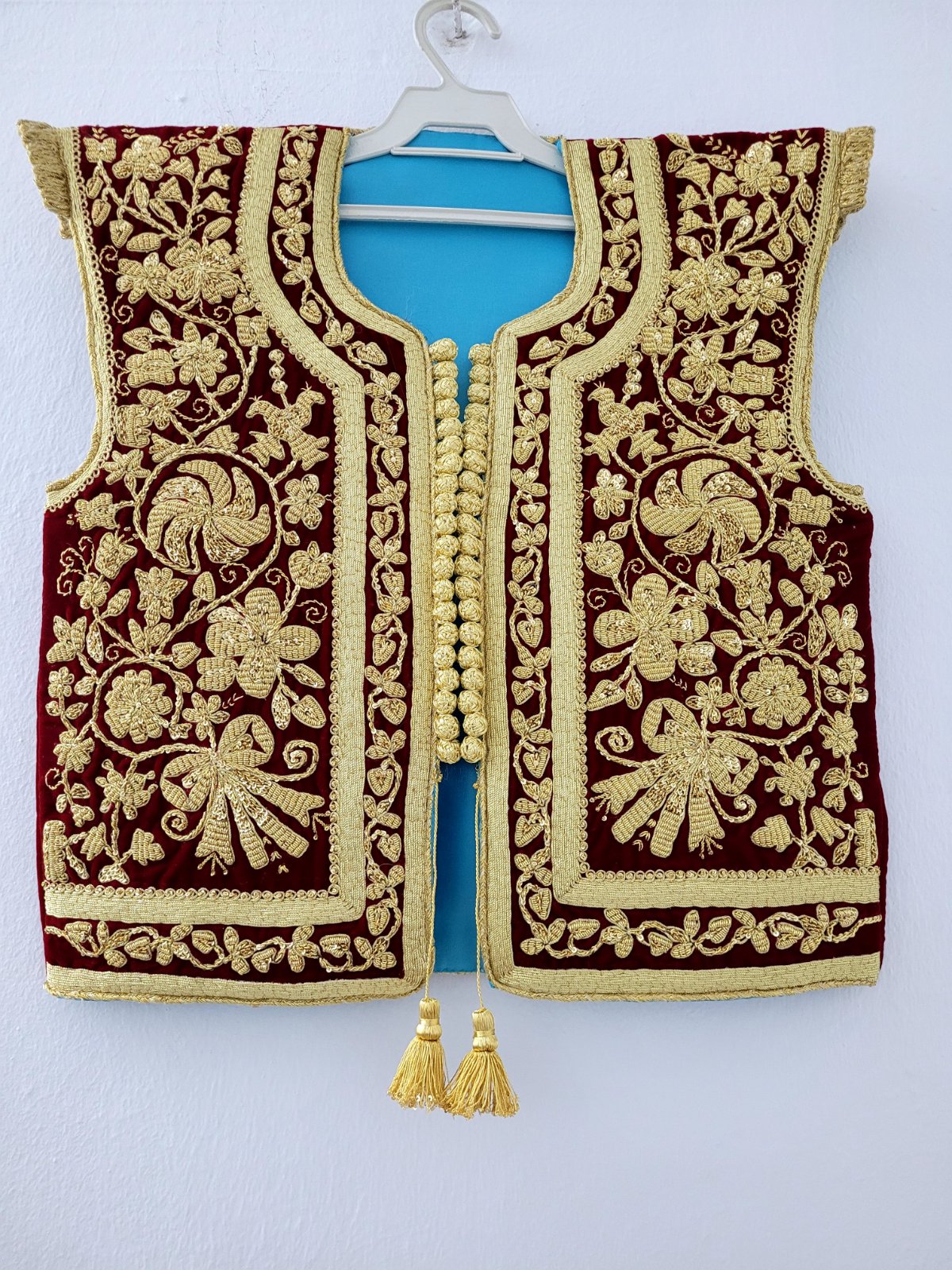 Farmla mahdoise traditionnelle brodée à la main 