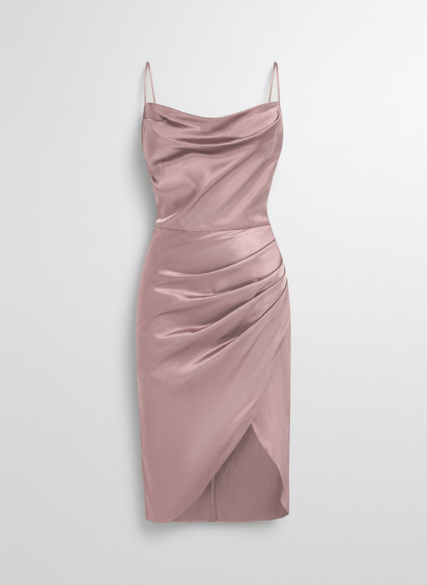 Sublime robe effet satinée 