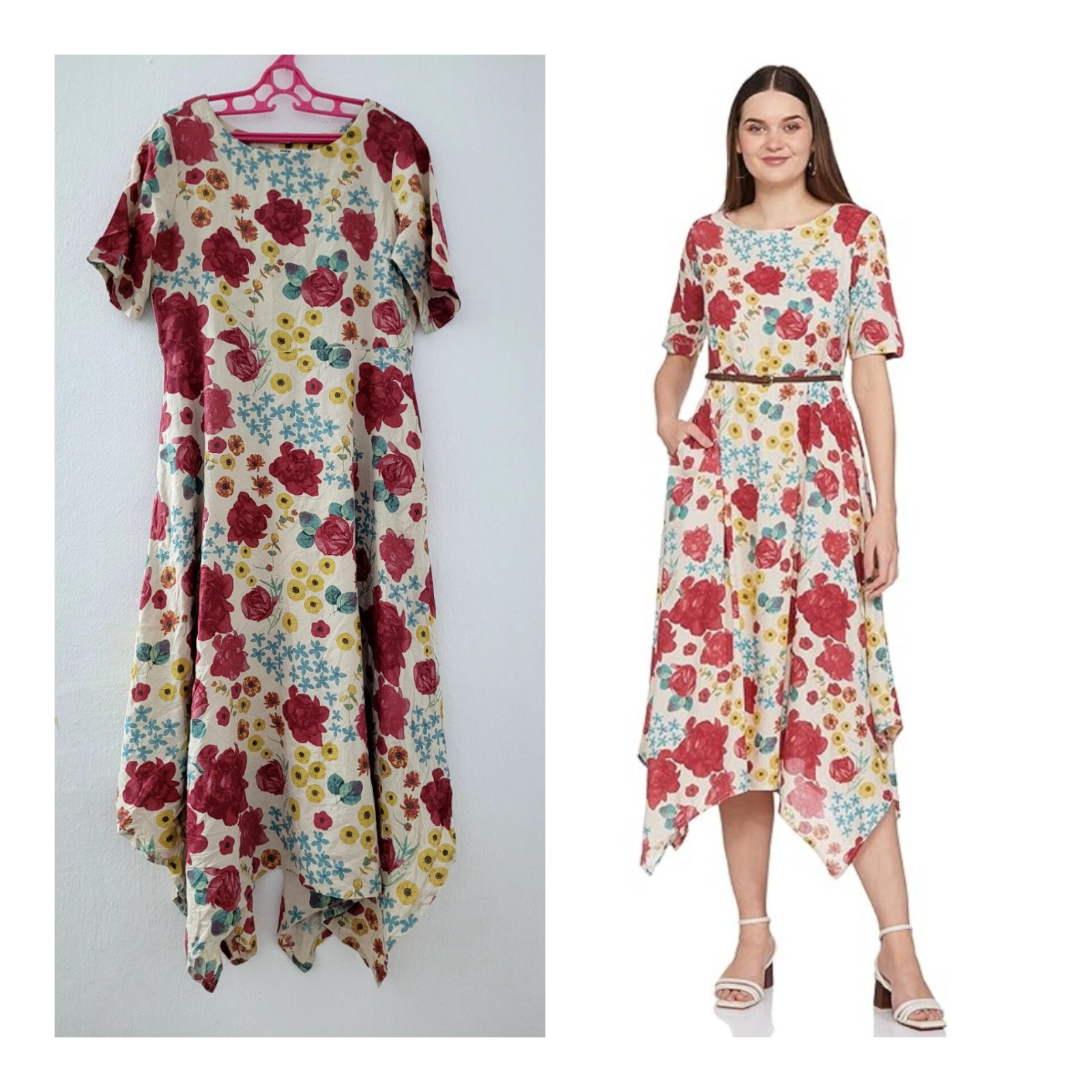 Robe floral 🩷🤍
