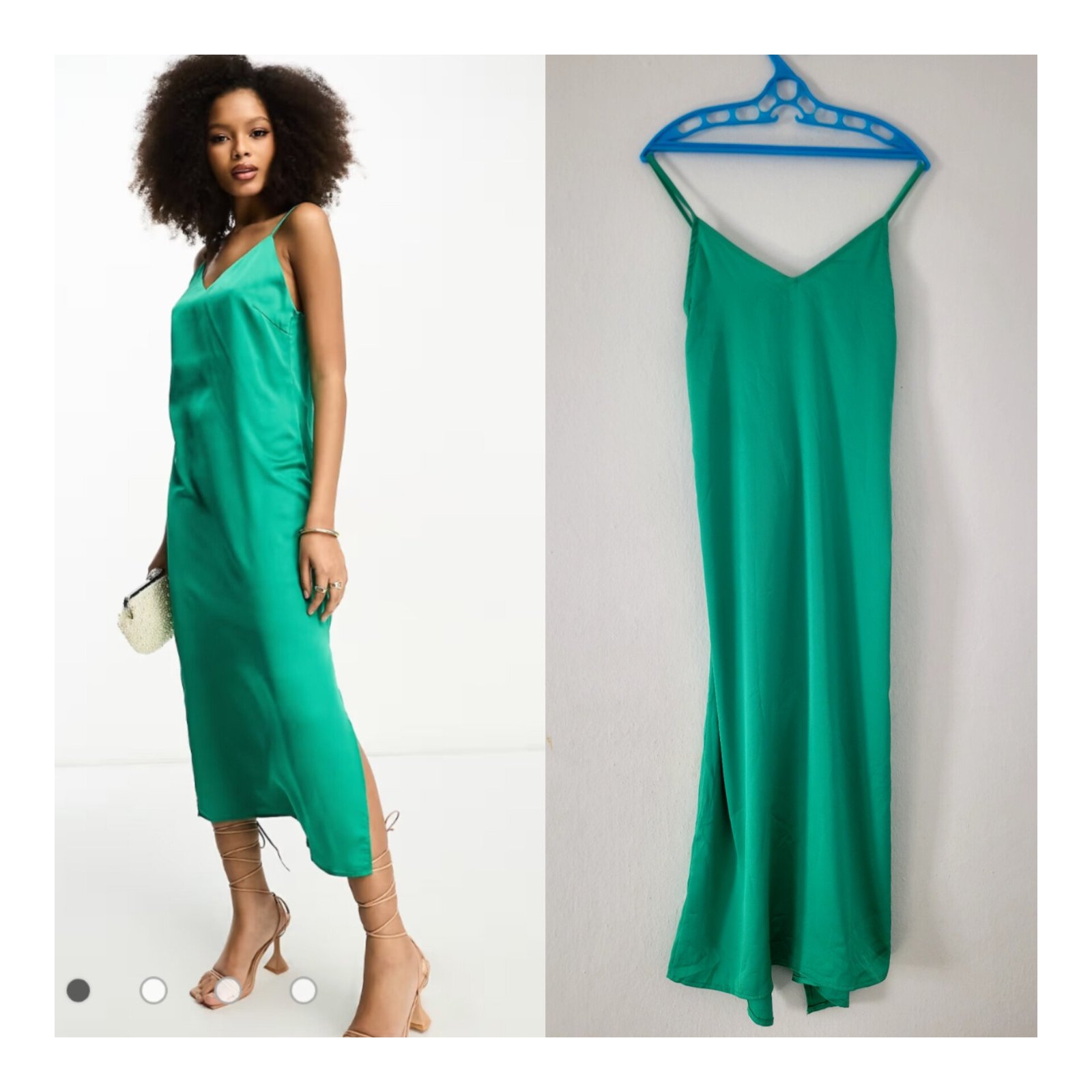 Robe effet satinée 💚