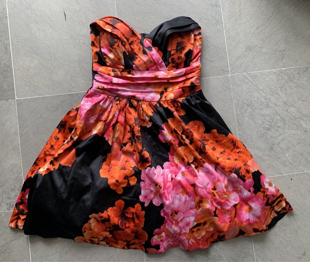 robe satinée 