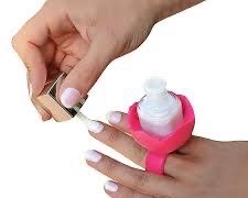 Porte-vernis en silicone 
