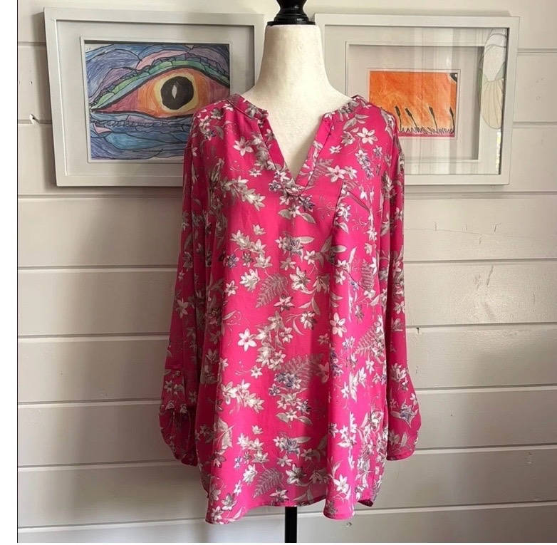 Blouse à fleurs Lily Morgan 38-40