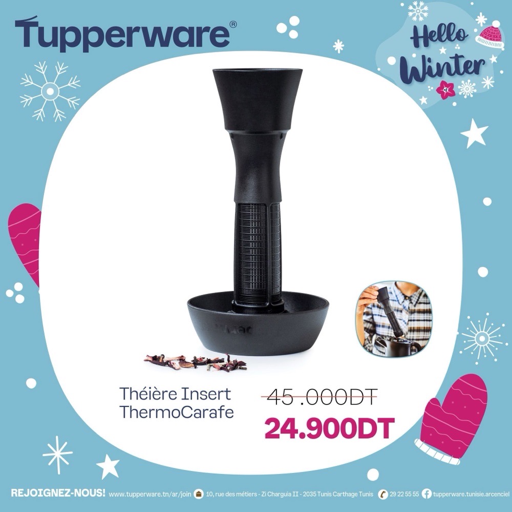 Theière thermo carafe tupperware