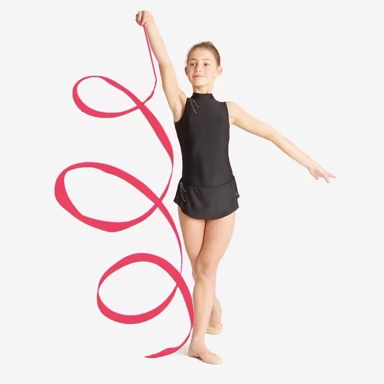 Ruban de Gymnastique Rythmique 4 mètres - rose