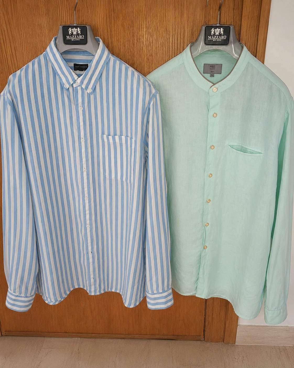 Lot de 2 chemise xl grand semi lin